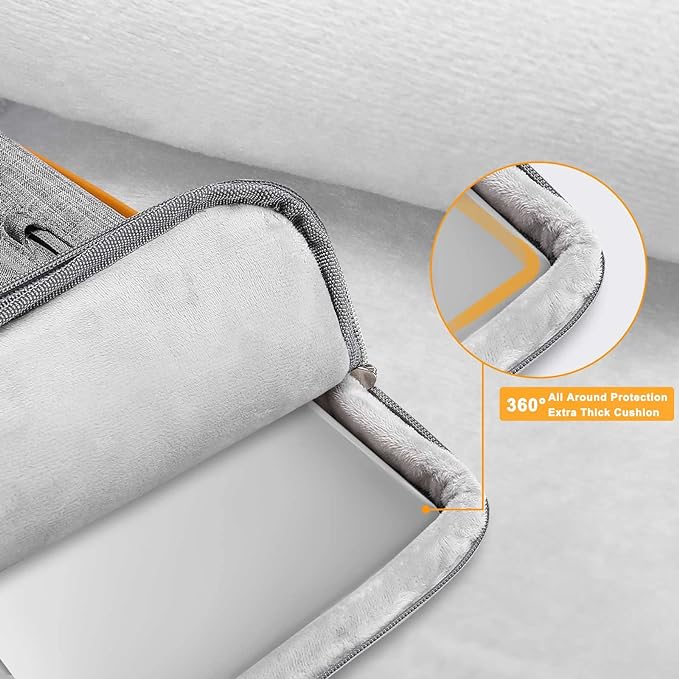 MOSISO 360 Protective Laptop Shoulder Bag, 17-17.3 inch Computer Bag Compatible - Image 3