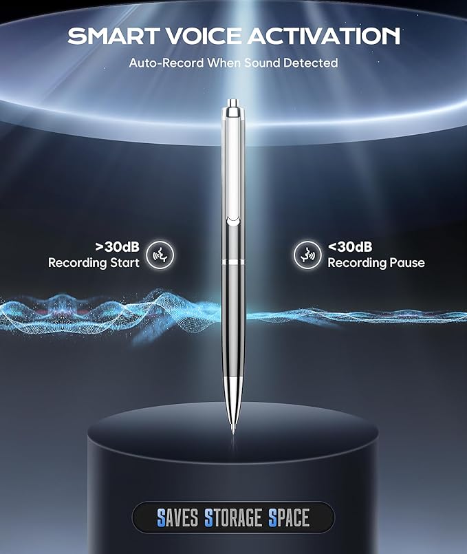 128GB Voice Recorder w/Type-C, Audio Recording Device - Image 5