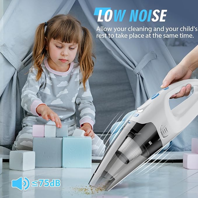 Handheld Vacuum Cordless, Hand Vacuum Cordless Rechargeable - Image 8