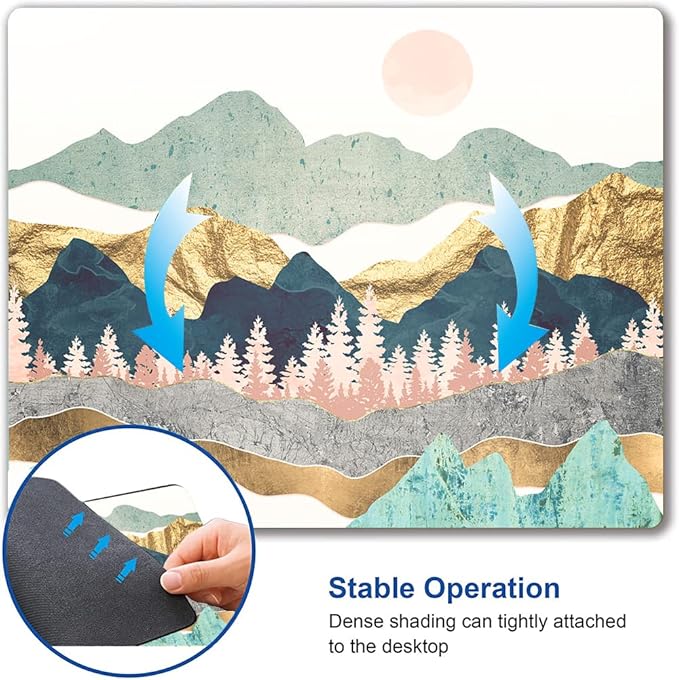 Hokafenle Mountain Abstract Art Mouse Pad - Image 6