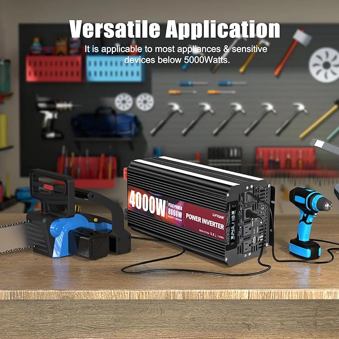 LVYUAN 4000 Watt Power Inverter 24V to 110V 120V - Image 7
