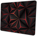 Abstract Art Mouse Pad with Personalized Red Design Computer Laptop Non-Slip by Shalysong