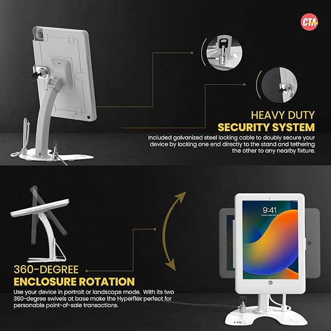 Dual Locking Stand – CTA Security Kiosk - Image 3