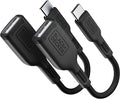 BLACK+DECKER USB C to USB A Adapter, USB C Male to USB Female Adapter Nylon by BLACKDECKER