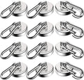 LOVIMAG Strong Magnetic Hooks, 70LBS Heavy Duty Magnet Hooks Strong Neodymium by LOVIMAG
