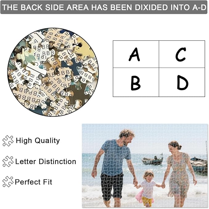 Custom Photo Puzzle – Personalized 1000 Piece Jigsaw Puzzle from Your Photo – - Image 4