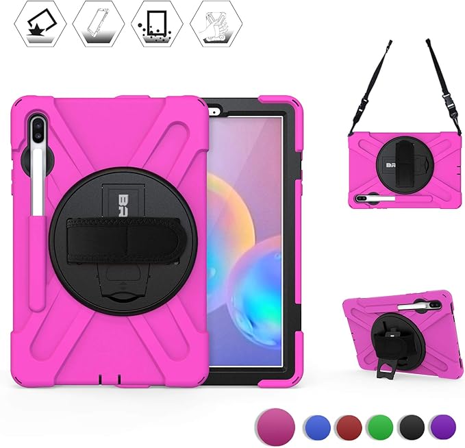 BRAECN for Galaxy Tab S6 10.5 2019 Case T860, Heavy Duty Shockproof Rugged Case - Image 8