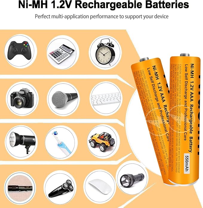 4 Pack NI-MH AAA Rechargeable Battery - Image 7