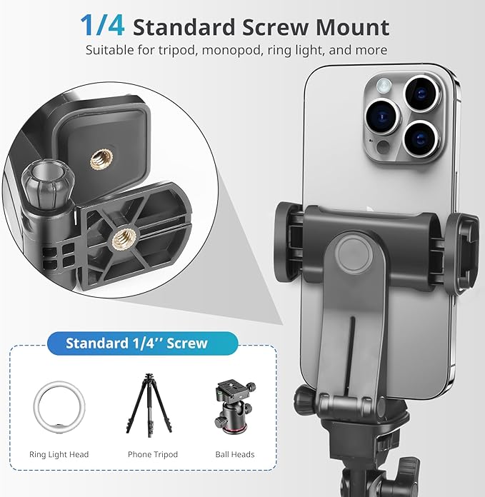 UBeesize Cell Phone Tripod Mount - Image 4
