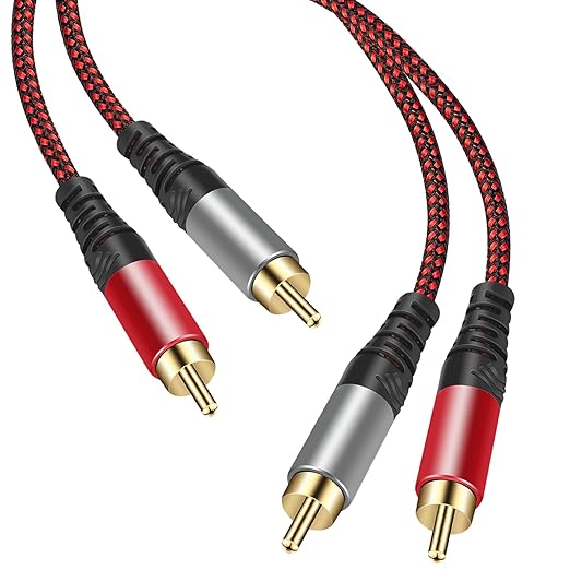 RCA Cable 6Ft, 2Rca Male to 2-RCA Male Audio Stereo Subwoofer Cable - Image 6