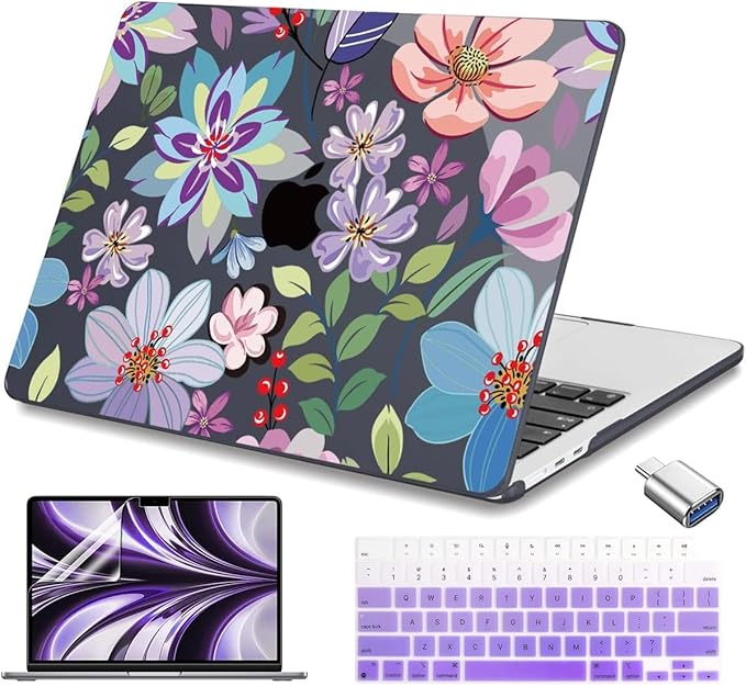 Teryeefi for MacBook Air Case 15 inch M4 M3 M2 Chip A3241 A3114 A2941 Model by Teryeefi