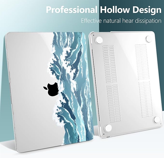 TWOLSKOO for M4 MacBook Air 13.6 inch Case 2025-2022 Release M4 A3240 M3 A3113 - Image 5
