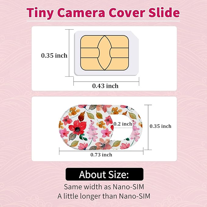 Laptop Camera Cover Slide Cute, Ultra Thin Webcam Cover - Image 3