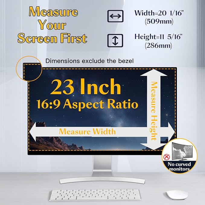 Magnetic 23 Inch Privacy Screen - Image 5
