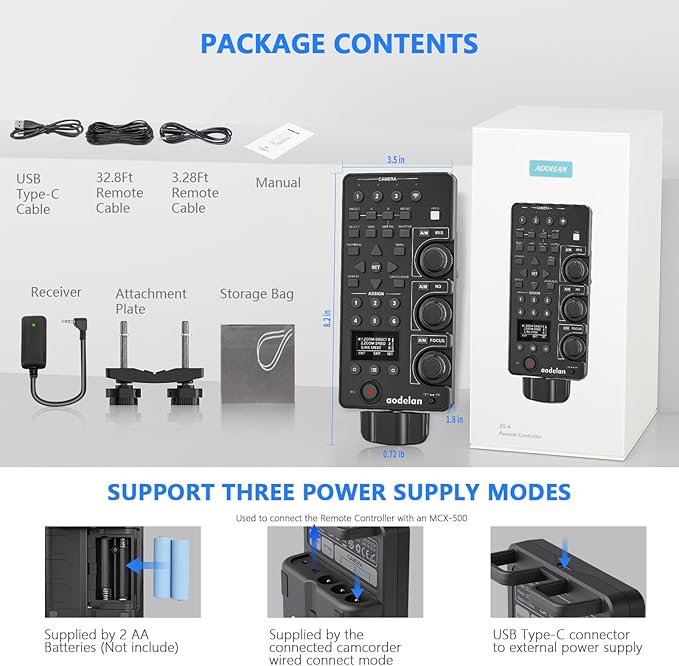 Wireless and Wired Remote Commander & Lanc Camera Zoom Controller - Image 8