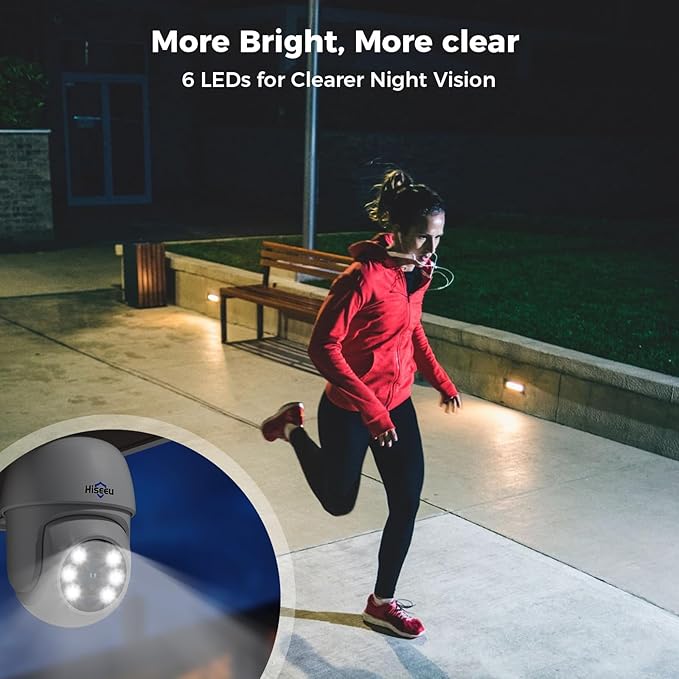 Hiseeu 3K Outdoor Wired Security Camera System - Image 3
