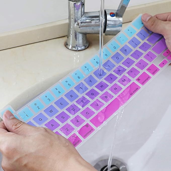 Allinside Keyboard Cover Skin for 2020 MacBook Pro 13 inch A2338 M1 A2251 A2289 - Image 5