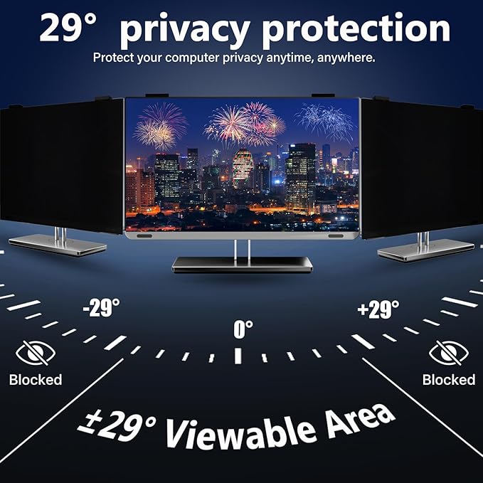 Magnetic Computer Privacy Screen Shield 23 Inch - Image 4
