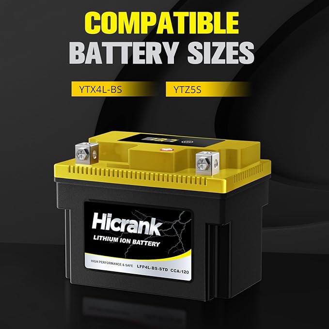 YTX4L-BS STD Standard Lithium Motorcycle Battery - Image 4