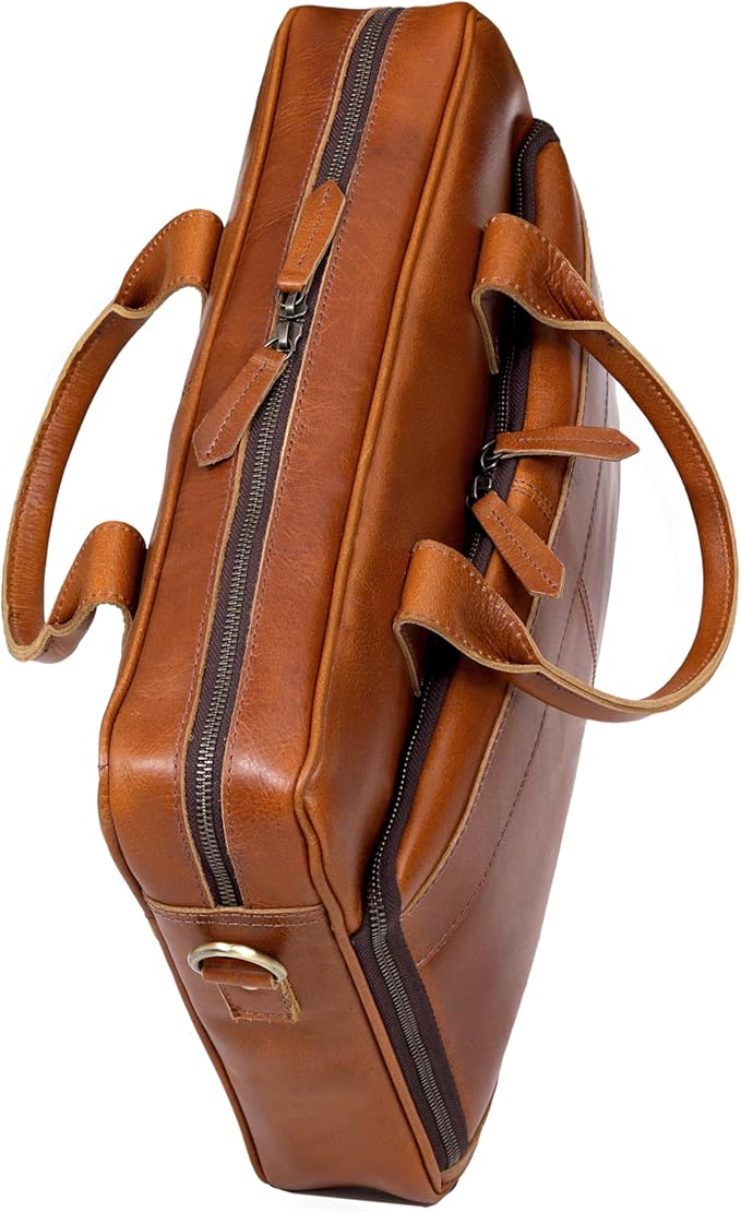 VC VINTAGE COUTURE Leather briefcase bag - Image 9