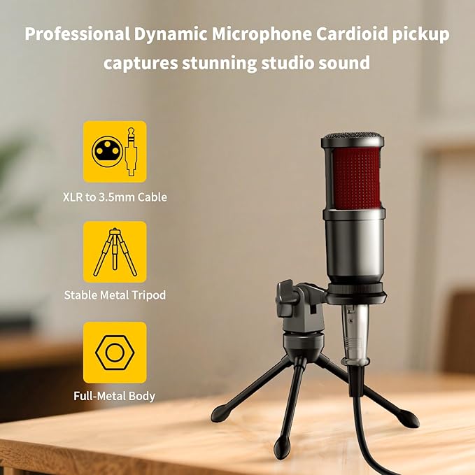 Podcast Equipment Bundle, PUPGSIS Audio Mixer - Image 3