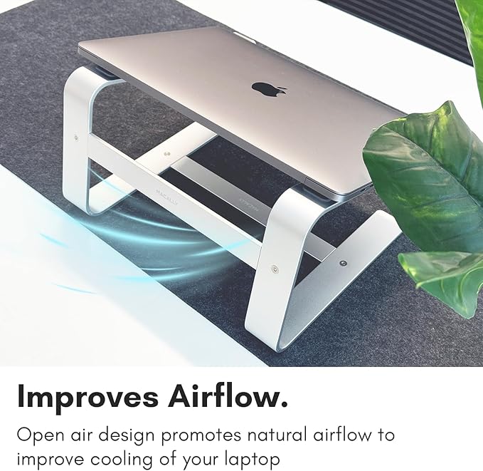 Macally Aluminum Laptop Stand for Desk - Image 7