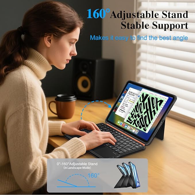 iPad Pro 11 inch Case with Keyboard, Flex Magnetic Detachable Magic Keyboard - Image 7