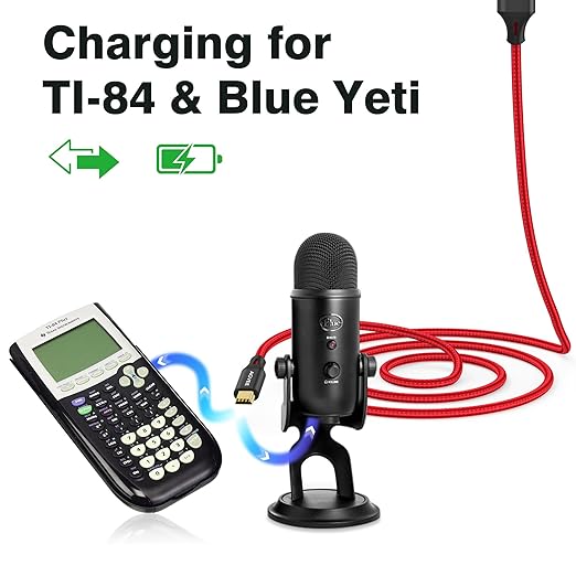 AGVEE 2 Pack 6.6ft Mini USB Cable, Braided Durable USB-A to Mini-B Charger - Image 4