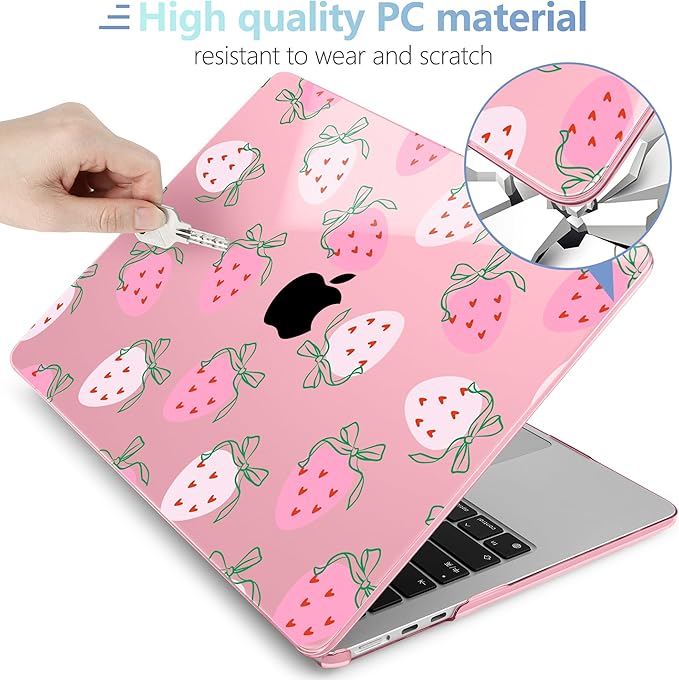 MEEgoodo Case for MacBook Air M4/M3/M2 13.6 inch 2025 2024 2022, Fit Model - Image 4