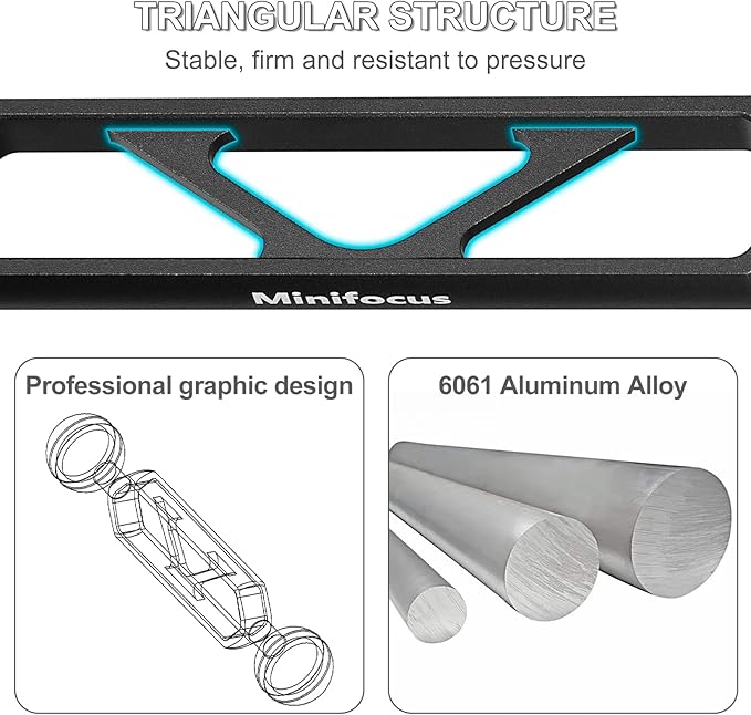 MINIFOCUS 5" Double Ball Aluminum Extension Arm, Waterproof and Rustproof - Image 2