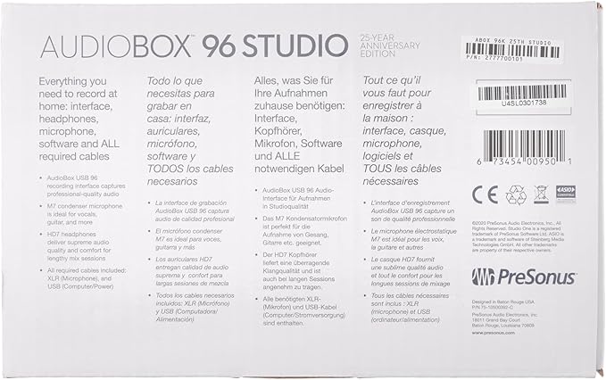PreSonus AudioBox USB 96 Studio - Image 16