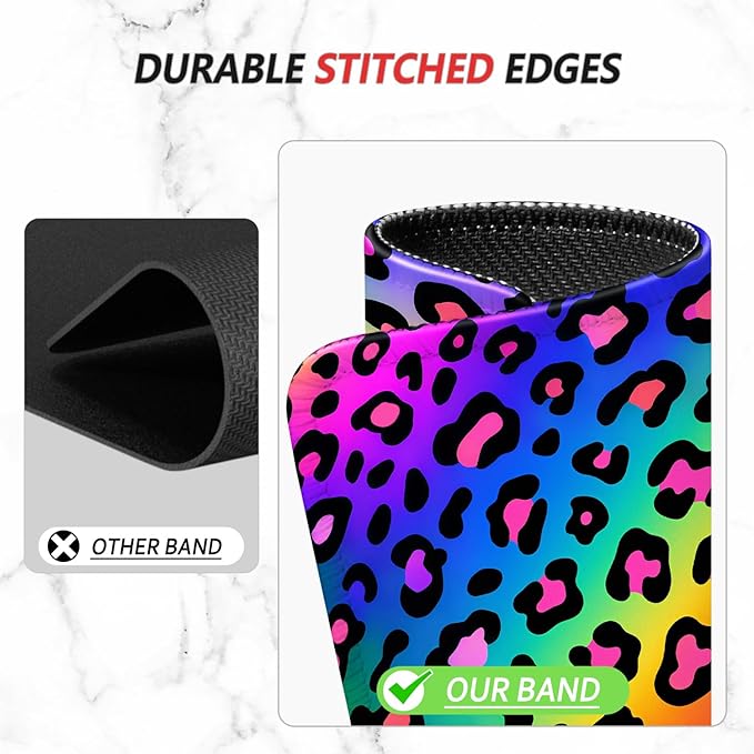 ITNRSIIET Mouse Pad Non-Slip Rubber Base Smooth Surface Stitched Edges - Image 5