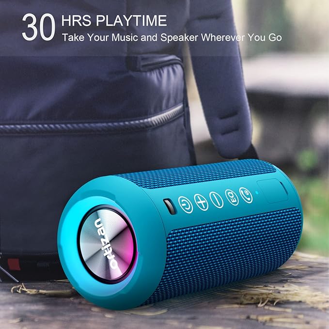 Ortizan Portable Bluetooth Speakers, IPX7 Waterproof Wireless Outdoor Speaker - Image 6