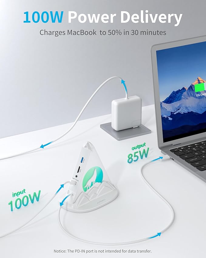 USB C Hub, 8 in 1 USB C Hub Multiport Adapter - Image 5