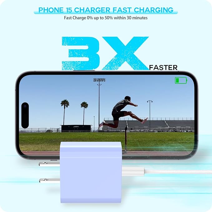 Apple iPhone 16 15 Charger Fast Charging3Pack 20W USB Type C Charging Block - Image 3