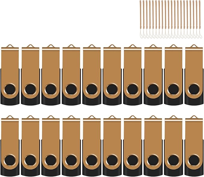 EASTBULL 8GB USB Flash Drive Bulk Thumb Drives 20 Pack by EASTBULL