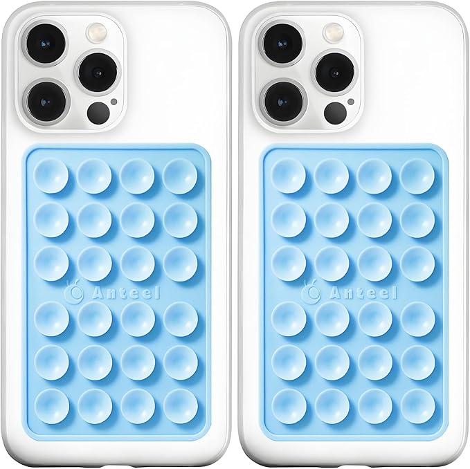 Anteel MAX Silicone Suction Phone Case Adhesive Mount, Upgraded Super Strong by PKYAA