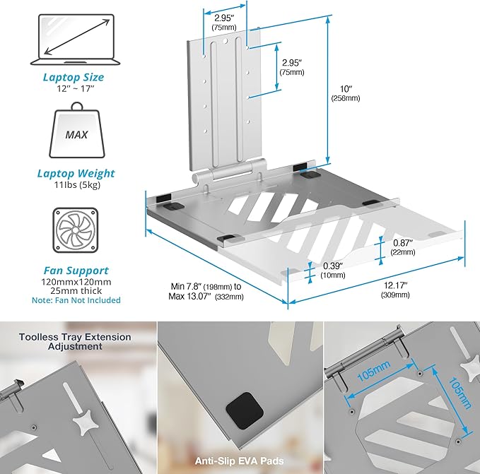 AVLT Dual 17”-38" Monitor Arm Desk Mount - Image 6