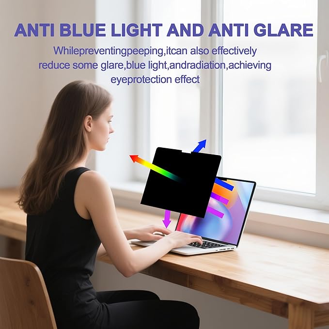 360° Privacy Screen Protector for MacBook Pro 14 Inch Privacy Screen Filter for - Image 5