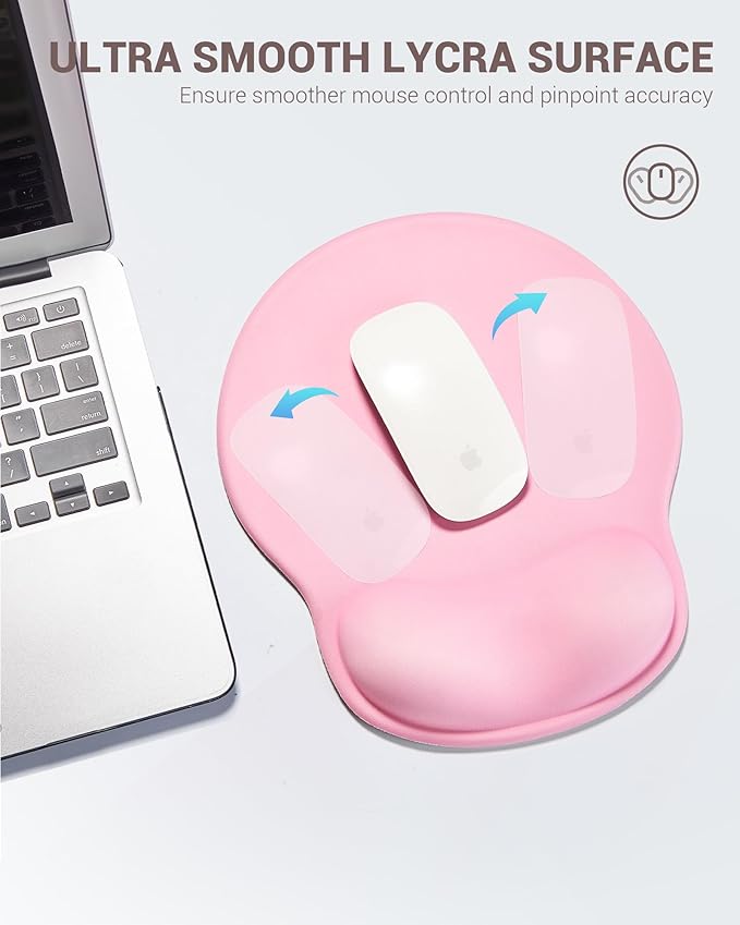 Ergonomic Mouse Pad with Wrist Rest, Large Mousepad, Office Wrist Support Mouse - Image 5