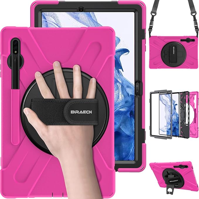 BRAECN for Samsung Galaxy Tab S10 Plus/S9 FE Plus/S9+/S7 FE /S7+/S8+ 12.4 inch by BRAECN