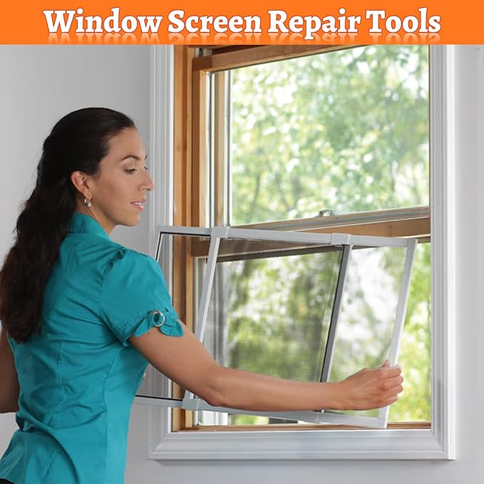 Screen Repair Tool, Window Roller, Spline Installer, 6 in 1 Window Installation - Image 7