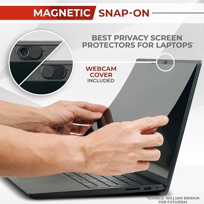 Magnetic Laptop Privacy Screen 13.3 Inch 16:10 - Image 4
