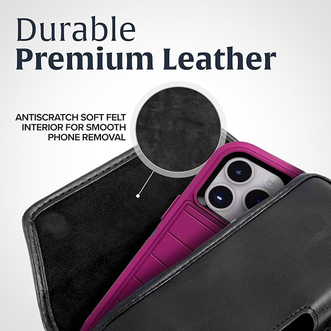 Turtleback Belt Clip for iPhone 16 Pro Max, 15 Pro Max, 14 Pro Max -Large- Fits - Image 5