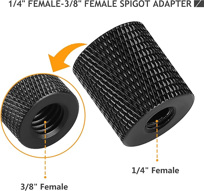 12 Pcs 1/4" & 3/8" Camera Screw Adapter Set - Image 7