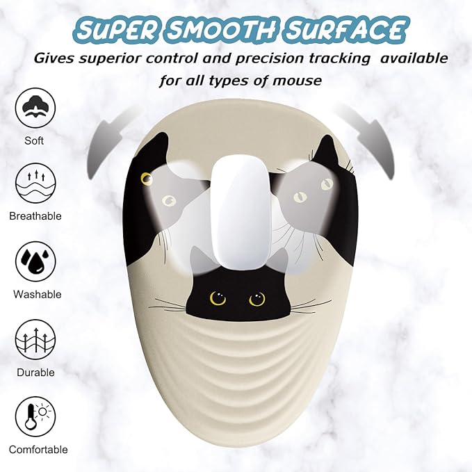 Mouse Pad, Ergonomic Mouse Pad - Image 3
