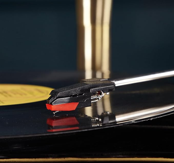 Vintage Gramophone with Bluetooth Output Vintage Record Players Retro - Image 5