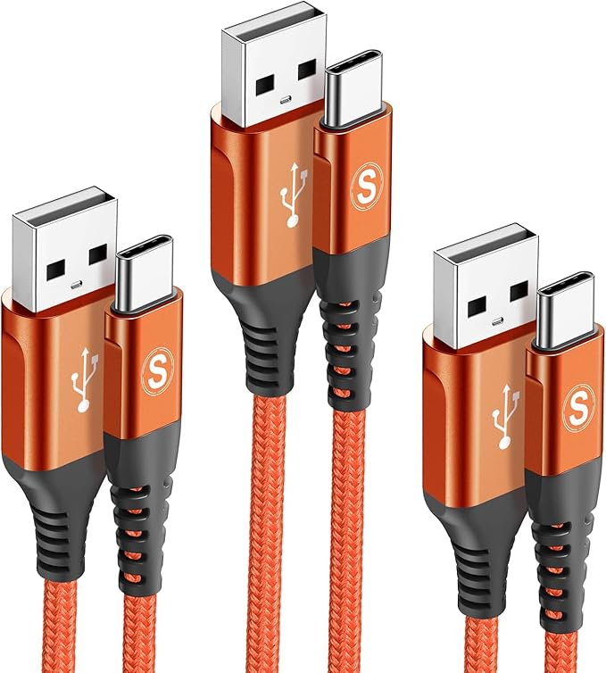 sweguard USB Type C Charger Cable 3.1A Fast Charging Braided USB C Cord by Sweguard