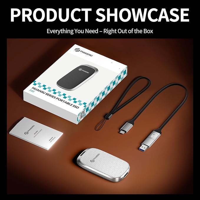 PHIXERO P20 External Portable SSD 512GB, External Solid State Drives - Image 7