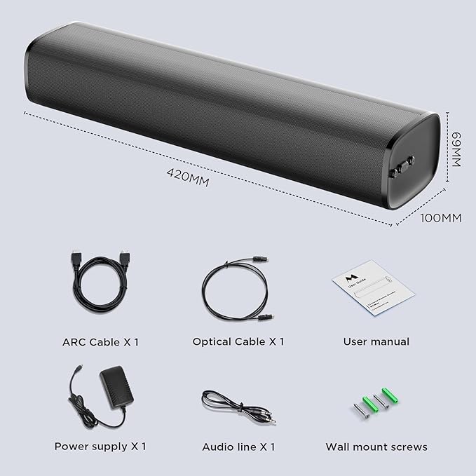 MZEIBO TV Sound Bar, Sound Bars - Image 6